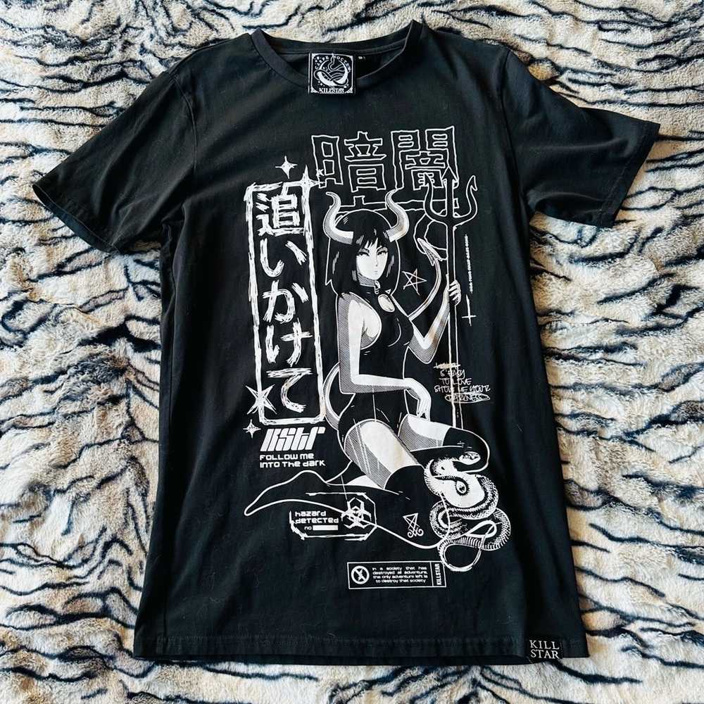 Killstar shirt devil demon monster girl anime shirt Punk Goth Halloween